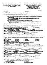 2 Đề kiểm tra 1 tiết lần 1 học kỳ II môn Tiếng Anh Lớp 10 (Hệ 7 năm) - Mã đề 03 - Năm học 2018-2019 - Trường THPT huyện Điện Biên